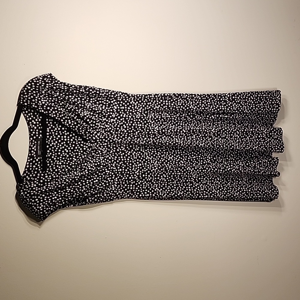 Pin up poka dot dress, black and white